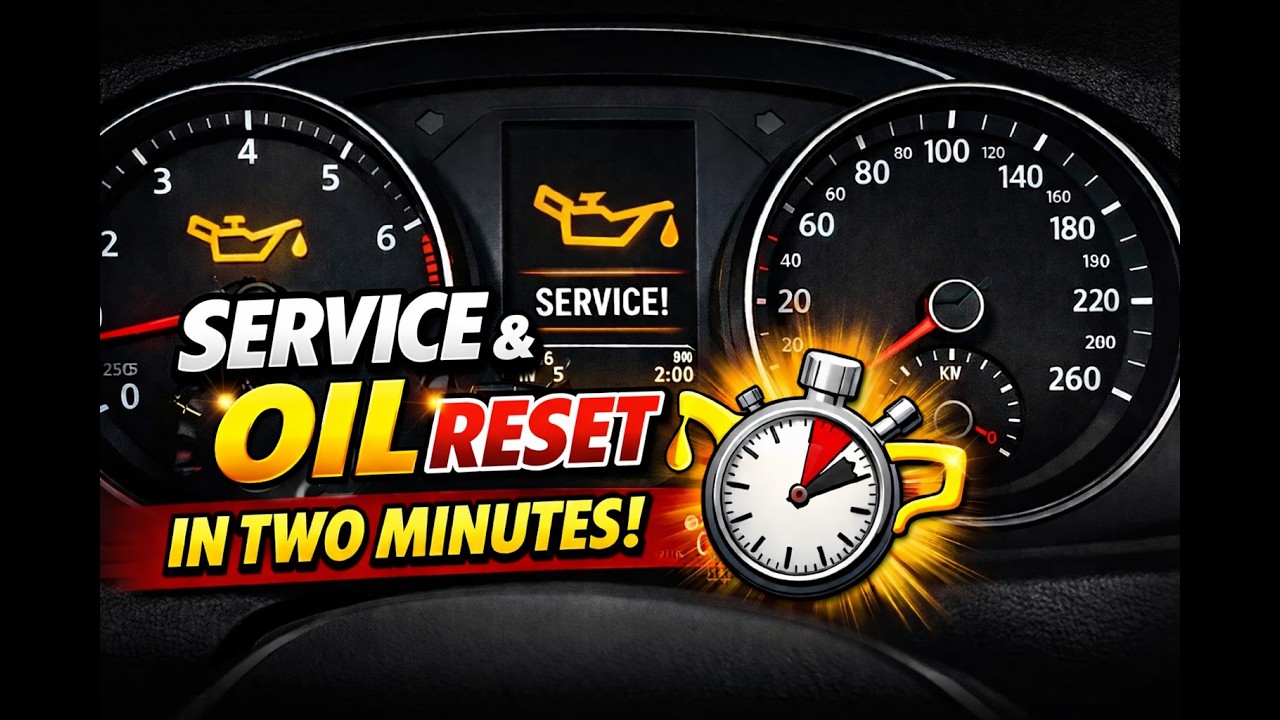 VW Golf 7 Service & Oil Reset in 2 Minutes! (No Tools Needed)