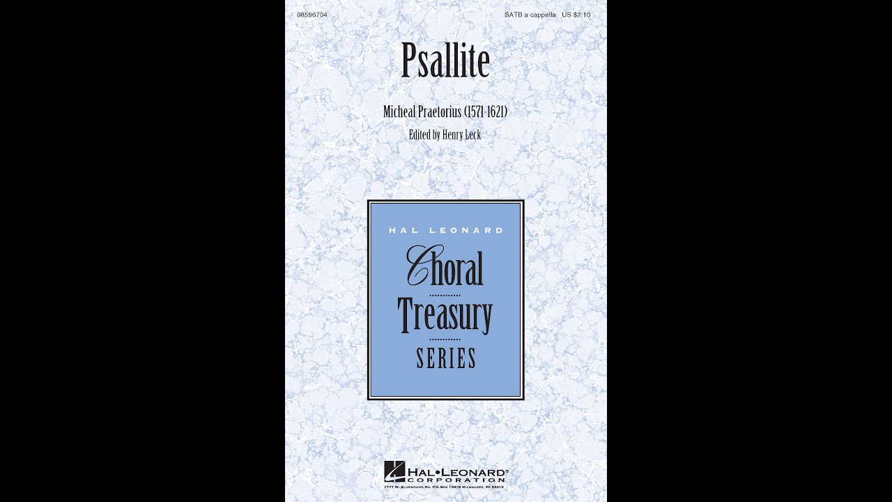 Psallite (SATB Choir, a cappella) - Edited by Henry Leck