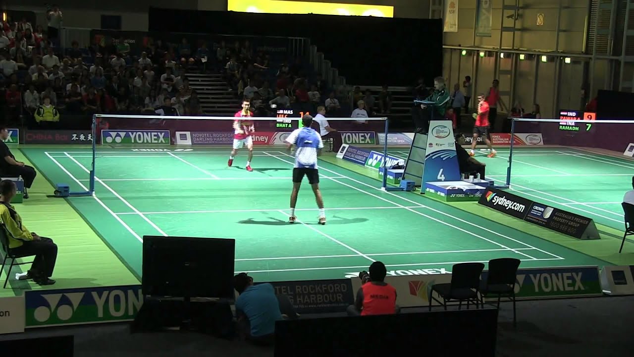[Save Time]2013 ABO MS R1 Lee Chong Wei vs Arvind Bhat(Nice Angle)