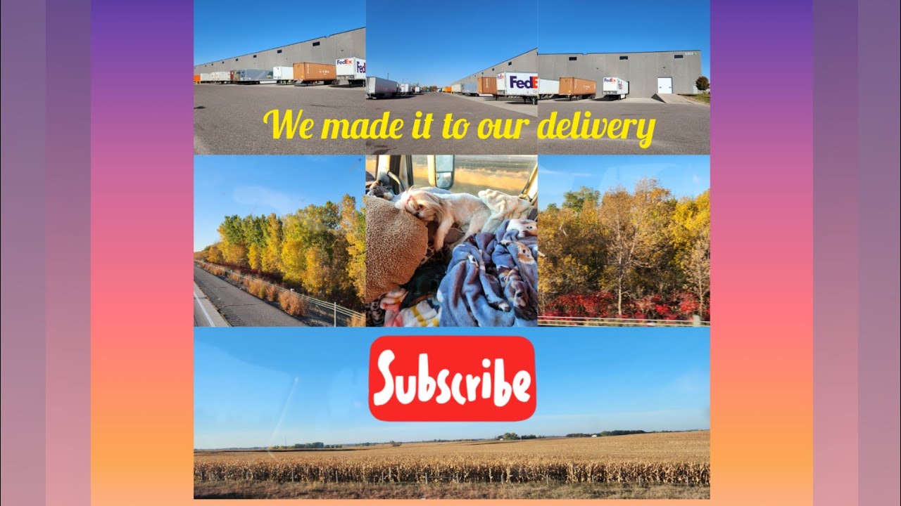 We made it to Otsego Minnesota #OTR #TruckingLife #Delivery #RoadTripForTheGirls #Fall2022