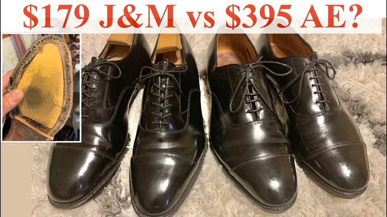 Allen Edmonds за 395 долларов против J&M за 179 долларов... В чем разница?