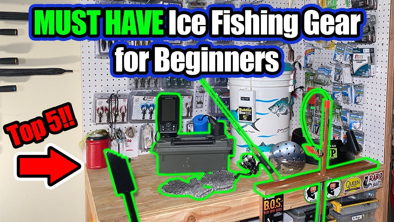 MUST HAVE Ice Fishing Gear for Beginners! (TOP 5!)