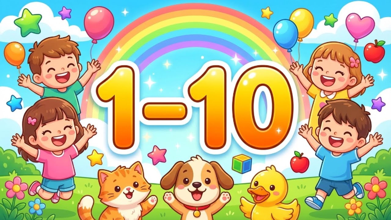 Learn Numbers 1 to 10 | Fun Counting Song for Kids | Preschool Learning | Tiny Smart World
