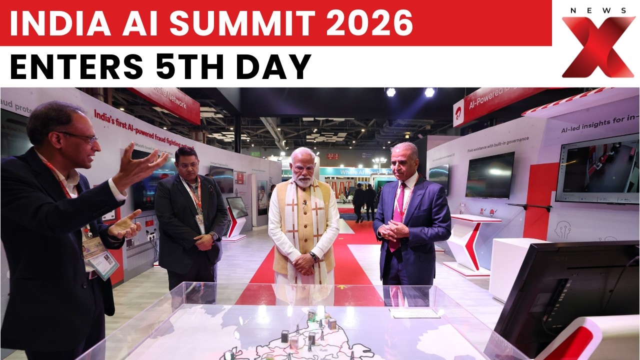 India AI Summit Enters 5th Day at Bharat Mandapam, Leaders Adopt Global AI Declaration | NewsX