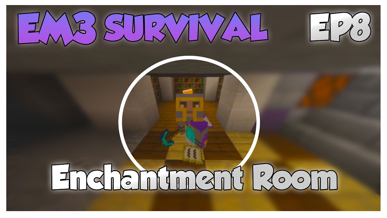 Em3 Survival EP8 Enchantment Room - Minecraft Bedrock Let's Play