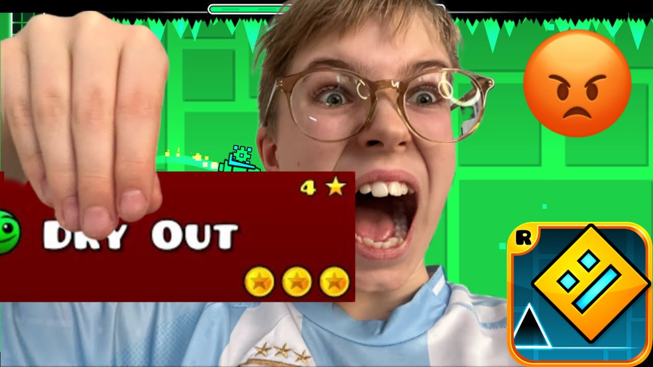 Nyt meni hermot dry Outtiin😡| Geometry Dash|