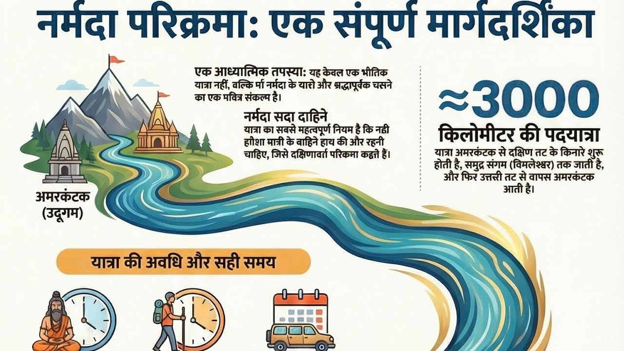 Narmada Parikrama kaise karen ? | Yatra, Niyam aur complete roadmap । जीवन बदल देगी यात्रा #narmada 