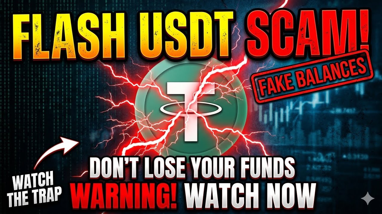 flash usdt scam warning: dont lose your funds #flashusdt #crypto