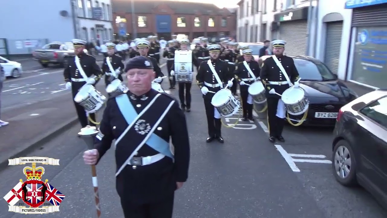 Shankill Road Defenders FB @ Ballykeel Loyal Sons Of Ulster FB Parade 2024