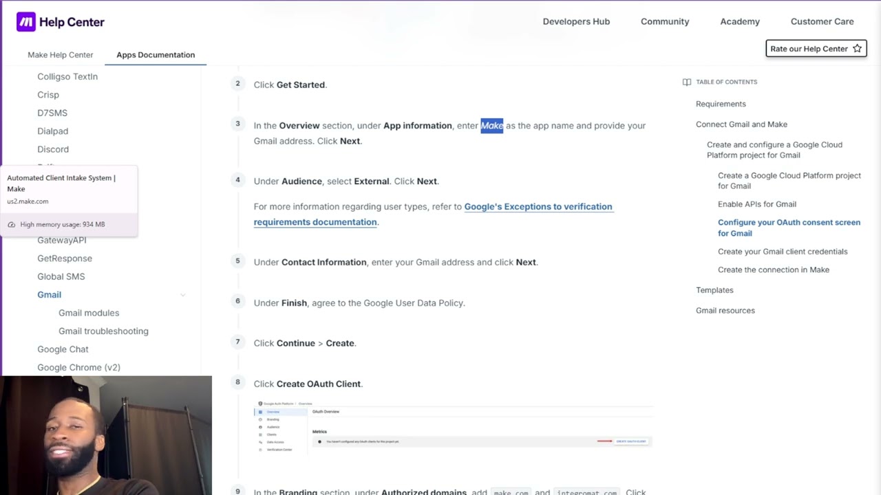 How to Connect your Gmail Module to Gmail in Make.com FREE