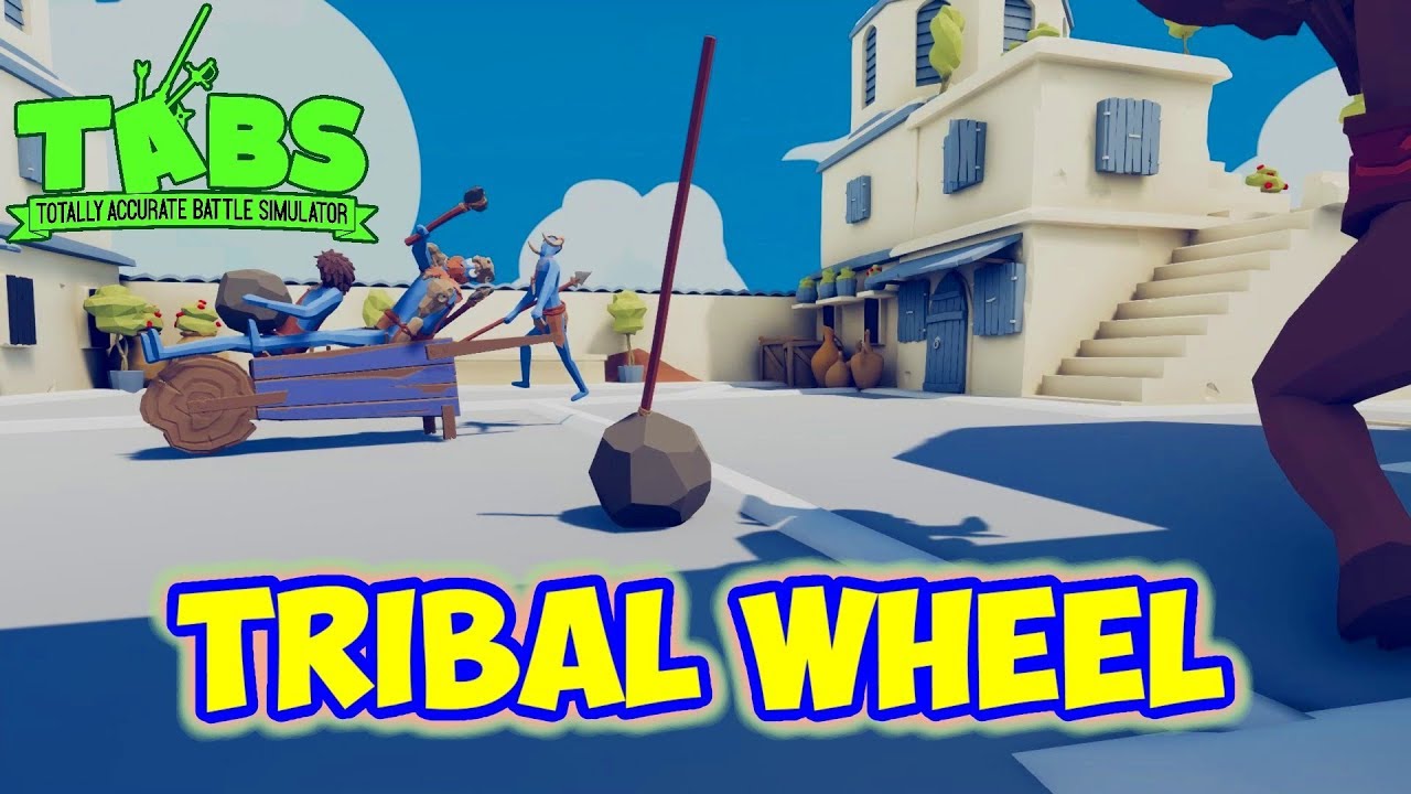 Tribal Wheel! Chieftain + Spear Thrower + Stoner vs Every Unit + Bonus - TABS Unit Possession Update