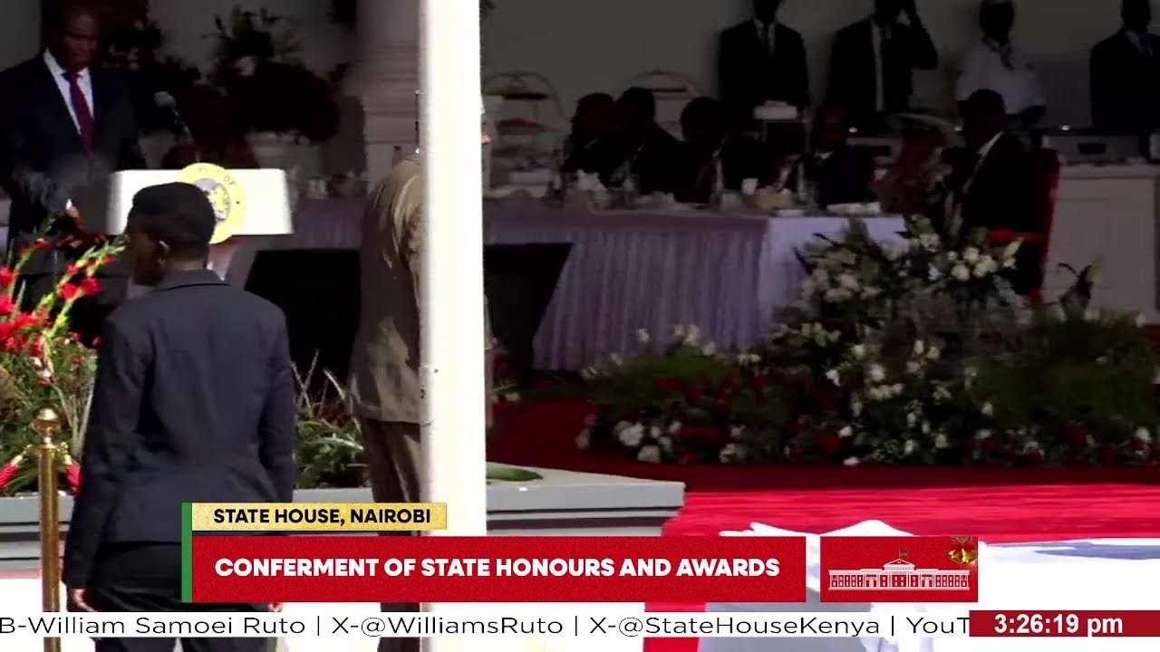 Conferment of State Honours and Awards, State House, Nairobi