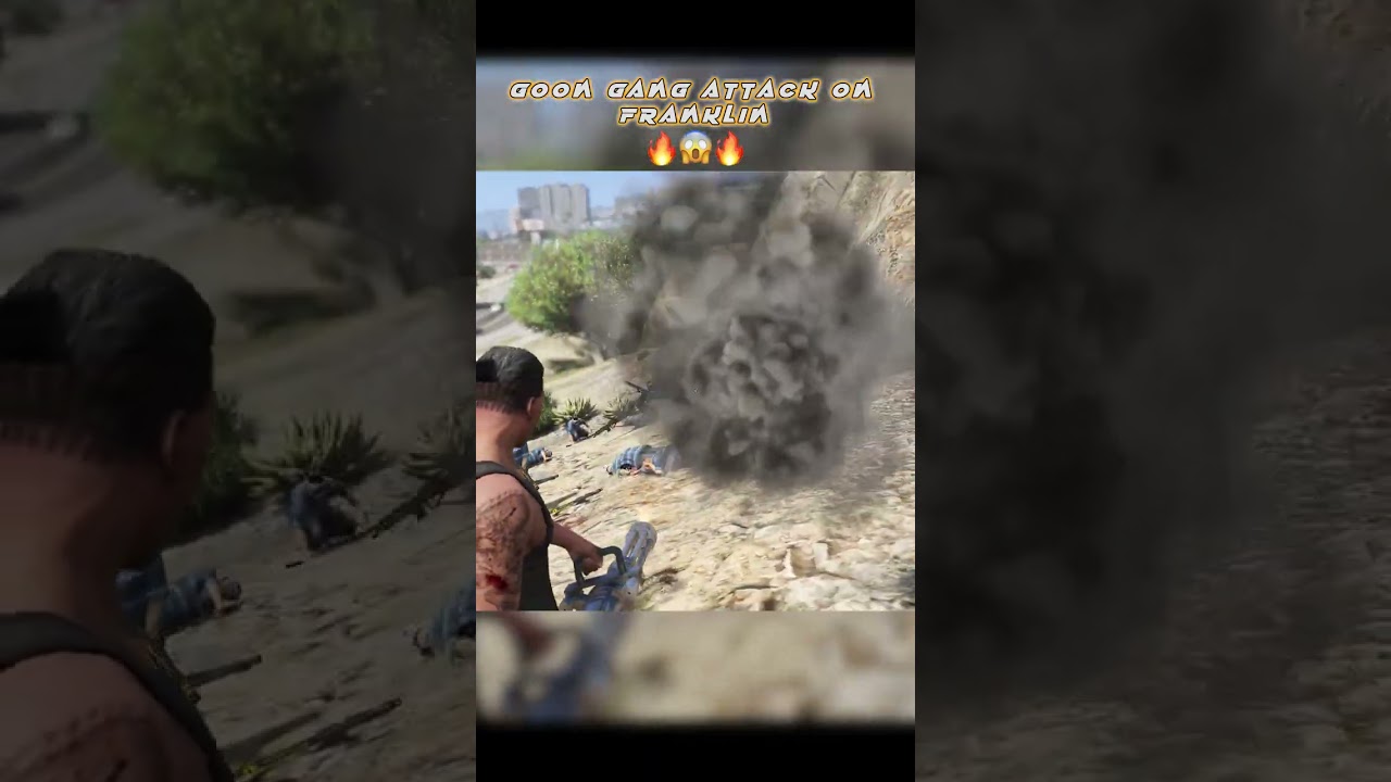 ⚔️ Goon Gang Army vs Franklin | GTA 5 Epic Battle & Powerful Gang Fight Scene | GT587 Official