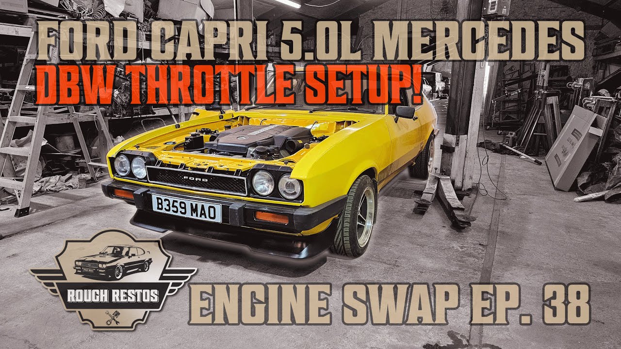 Ford Capri Mercedes M113 5l V8 Swap | EP.38 MaxxECU electronic throttle body testing and more!