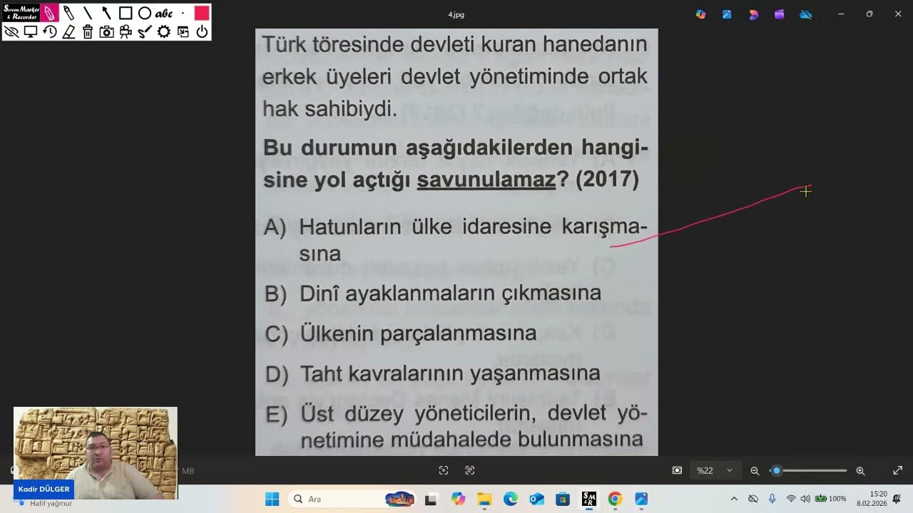 1.) İslam Öncesi Türk Tarihi Lisans Çıkmış Sorular