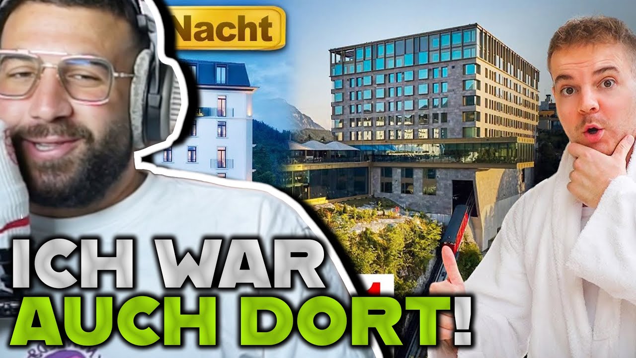 ICH LIEBE DIE NATUR! 🇨🇭😍 Mert reagiert auf das Beste Hotel der Schweiz || MertAbiReacts