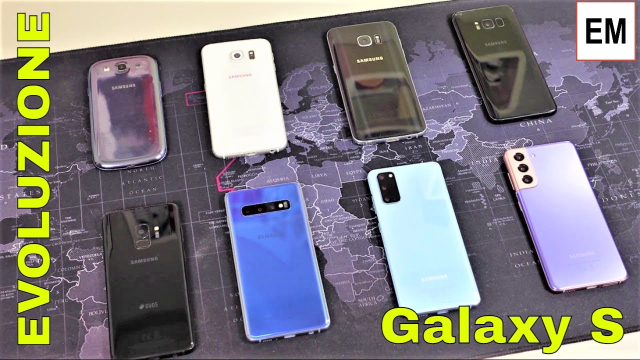 TUTTI i Galaxy S dal 6 in poi - S6 vs S7 vs S8 vs S9 vs S10 vs S20 vs S21 ita