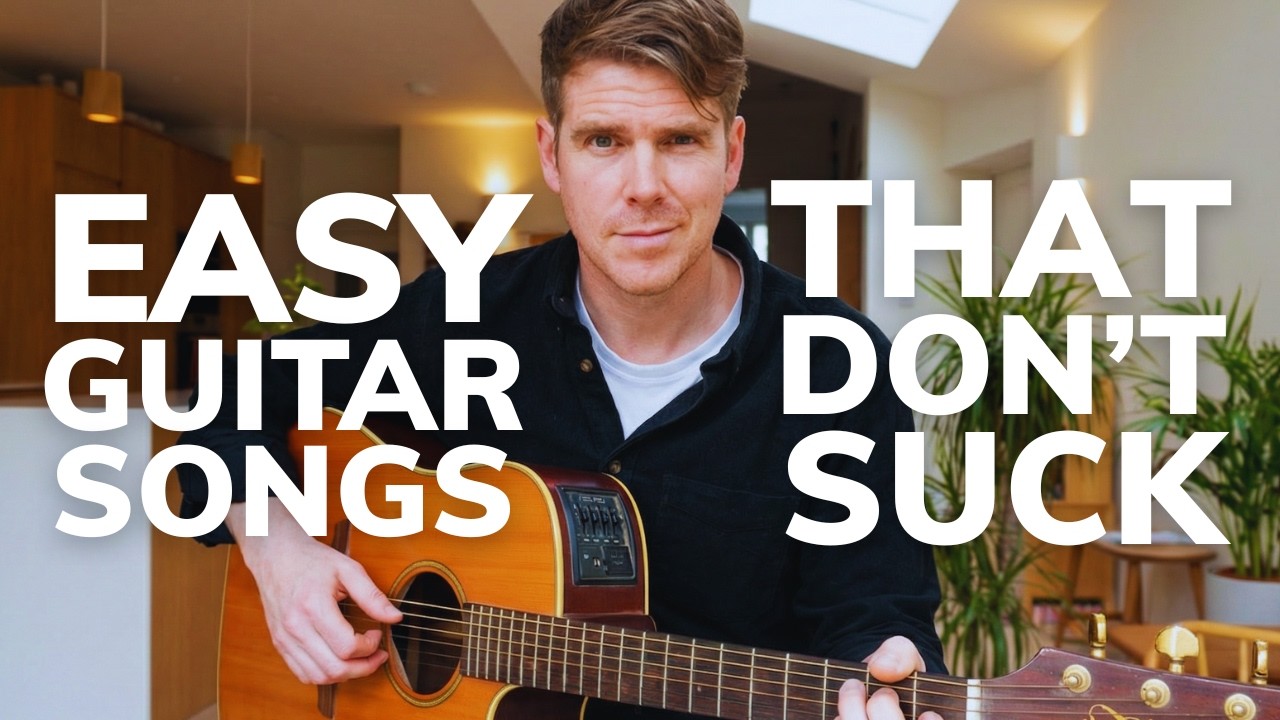 5 Easy Guitar Songs for Beginners (That Don’t Suck)