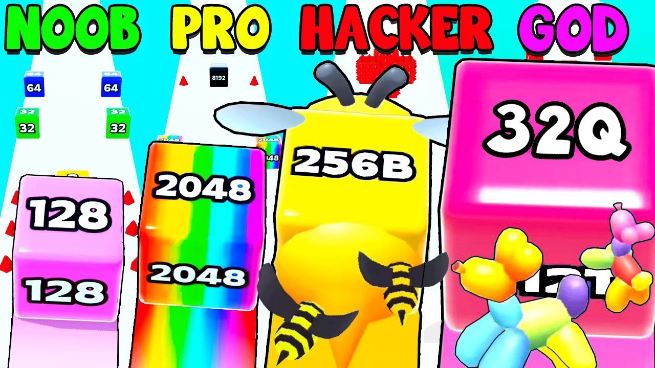 Jelly Run 2048 🏆 Max Level 32Q Completed – New World Record!