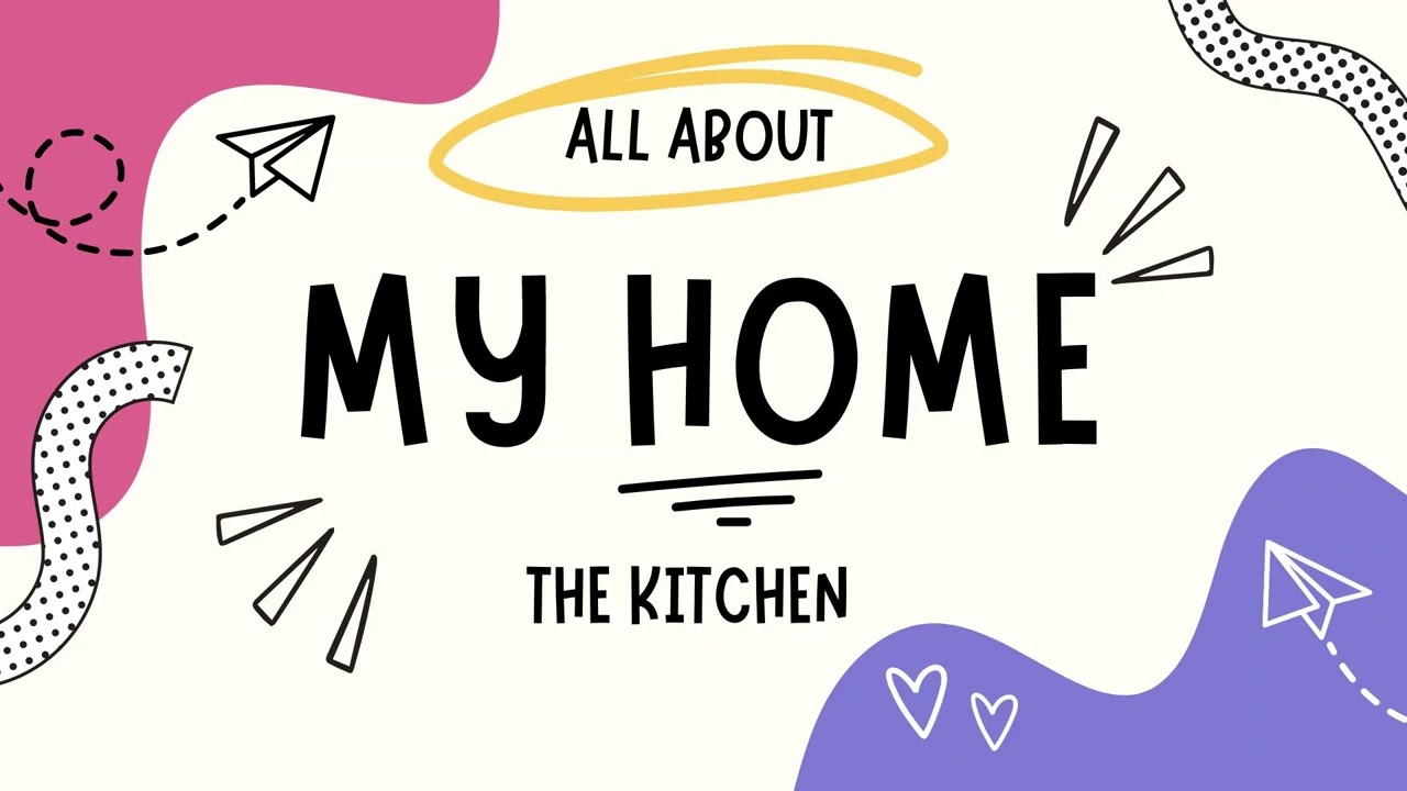 Learn English. All about my home. The kitchen #learn #learning #learnenglish #letsplay