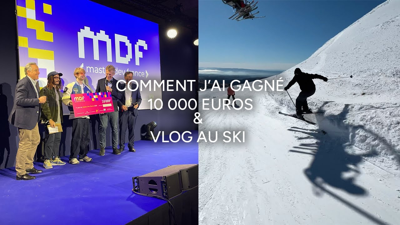 Comment j’ai gagné 10K EUROS en 2H (+ vlog au ski)