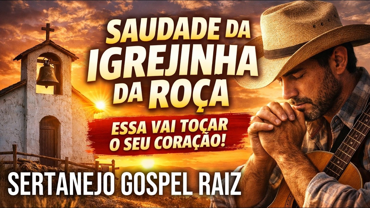 Saudade da Igrejinha da Roça 🙏 | Sertanejo Raiz Gospel Que Toca a Alma
