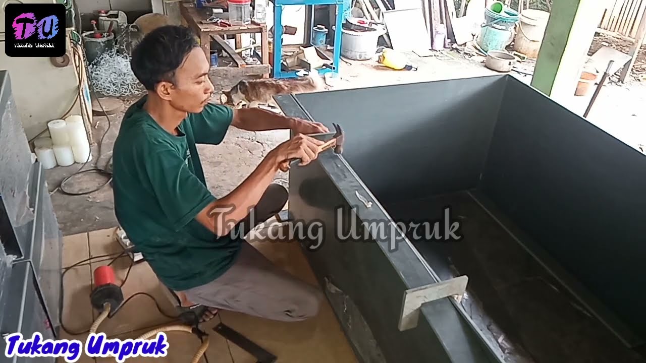Pembuatan bak plating Barrel 70 cm//part 1