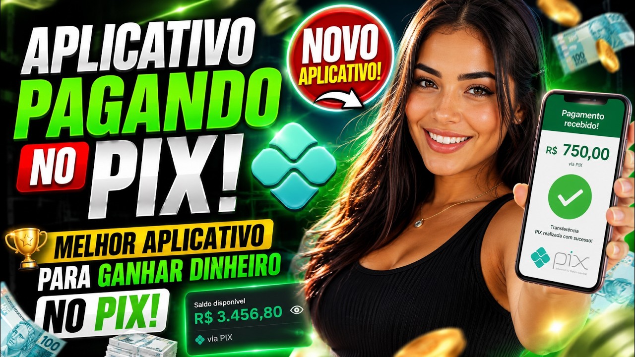 APLICATIVO PAGANDO NO PIX! MELHOR APLICATIVO PARA GANHAR DINHEIRO NO PIX! NOVO APLICATIVO