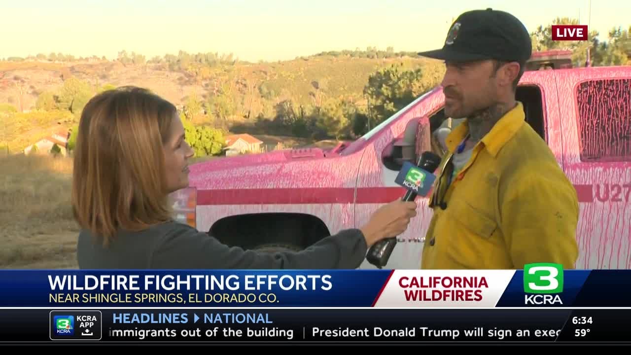 Bonanza Fire | Eldorado Hotshots talk about halting advancing flames near Shingle Springs