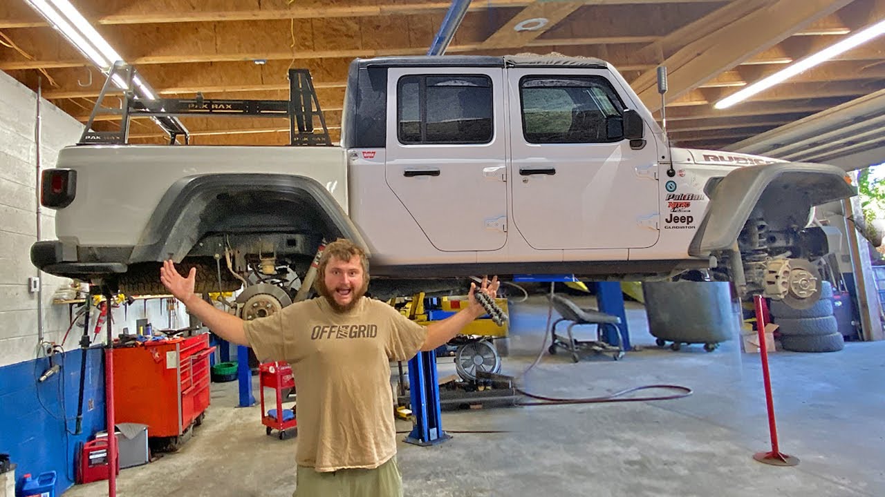 My Dream Truck Camper Build SUSPENSION - Icon Stage 8 Install on Jeep JT Gladiator 2