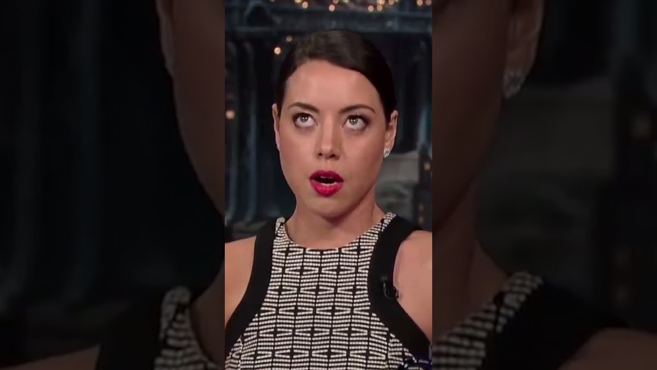 Aubrey Plaza can't stop lying 🤭
