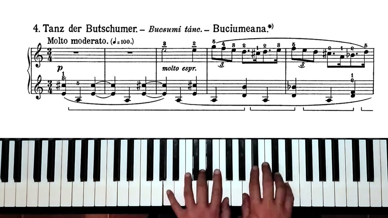 🎹 Bartók - Horn Dance / Buciumeana (6 Romanian Folk Dances, no. 4; Sz.56; BB68)