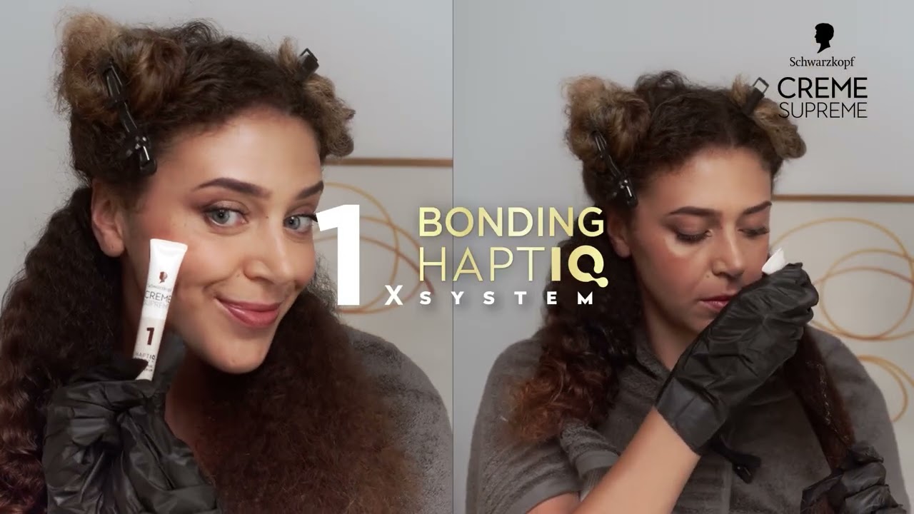 Coloration Schwarzkopf Creme Supreme avec 3x Bonding HaptIQ System