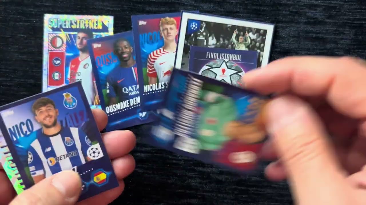 Chasing Parallels!UCL 2023-24 Sticker album Parallel Hunting Part 45-A power Purple Star! #parallels