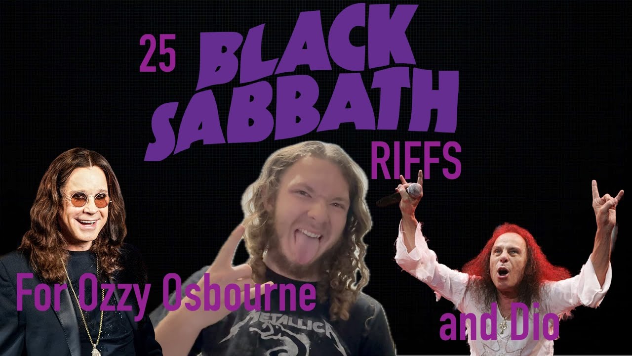 25 Black Sabbath Riffs for Ozzy Osbourne and Dio