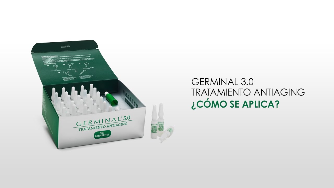 Germinal 3.0 Tratamiento antiaging - ¿Cómo se aplica?