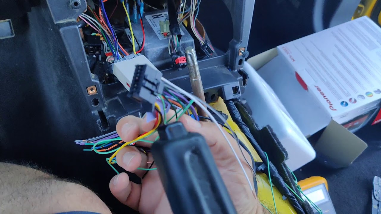Rebuilding radio wire harness and installing radio on Mustang