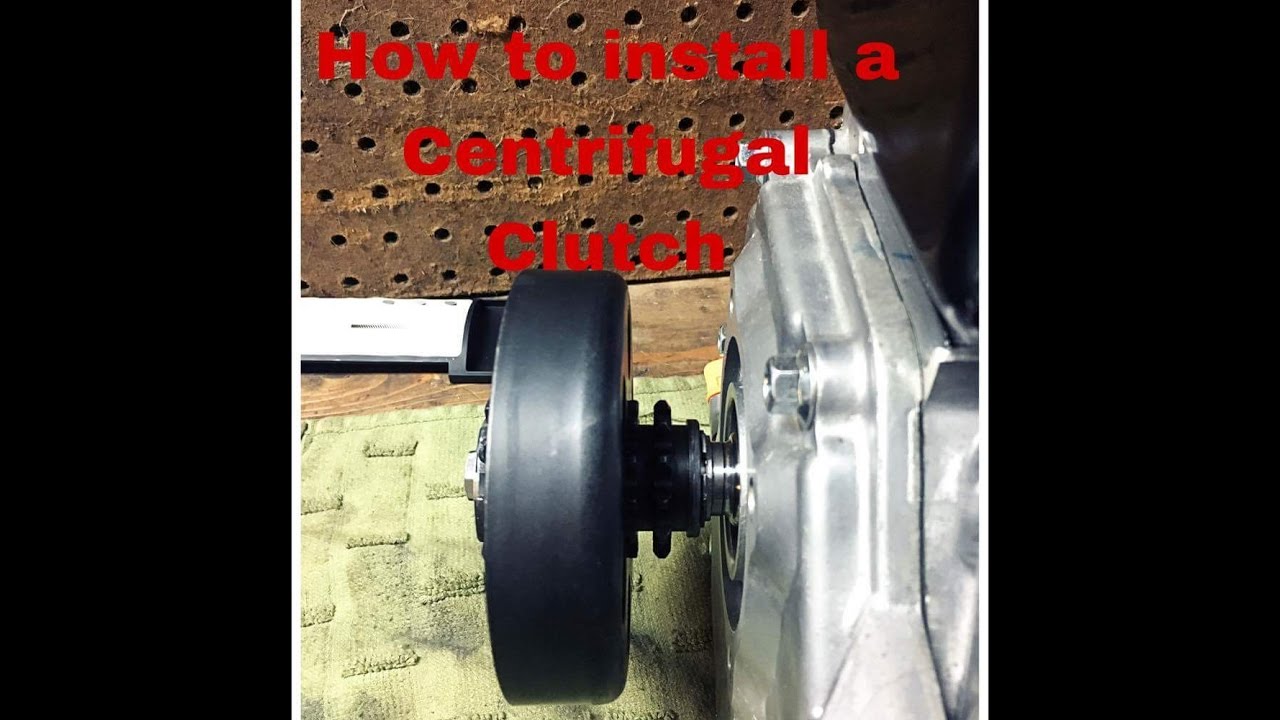 How to install a 212cc clutch