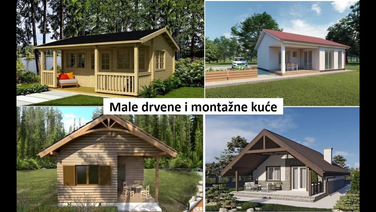 Male montažne i drvene kuće VOL  1