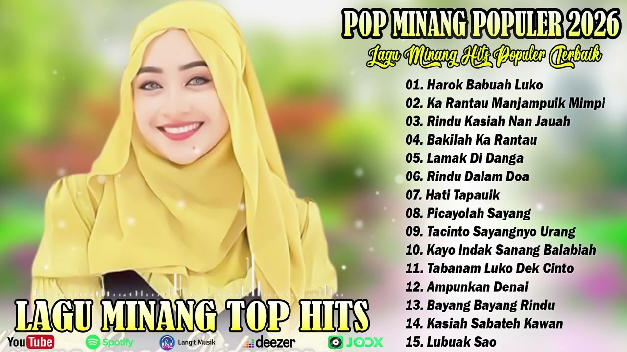Lagu Minang Populer Terbaru 2026 - Pop Minang Hits Terbaik Paling Populer 2026
