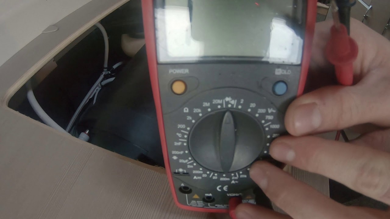 Truma Combi Boiler Faulty Panel in a Motorhome as the panel wont turn on. Caravan boiler problems