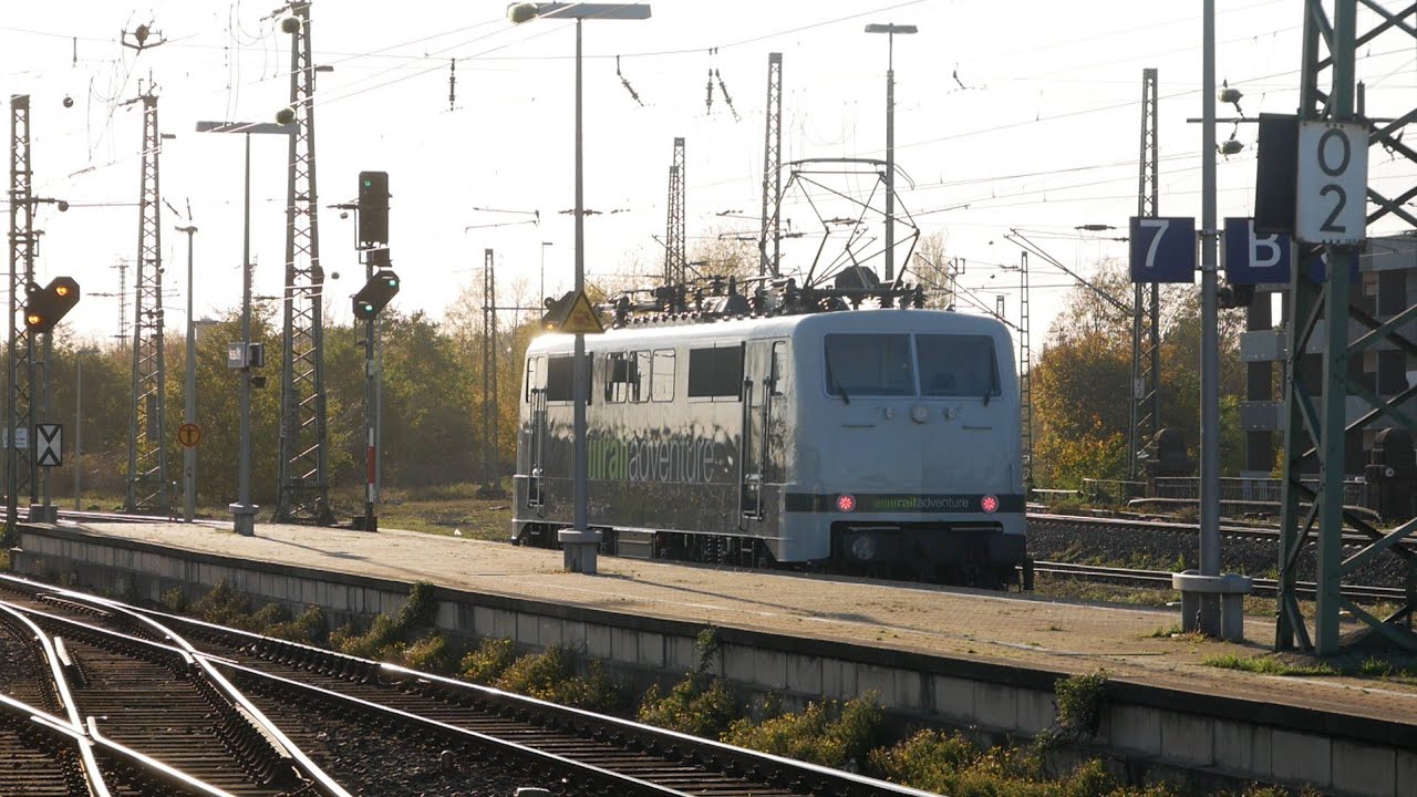 Eisenbahnverkehr in Neuss HBF Mit Br 111 423 442 189 193 1440 407 643 622 429 218 185 462 182 275