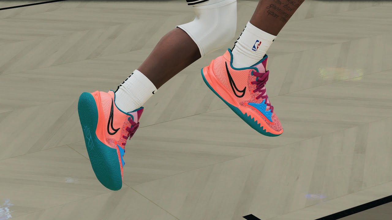 NBA 2K22 Next-Gen Shoe Creator Kyrie 4 Low 1 World 1 Peace