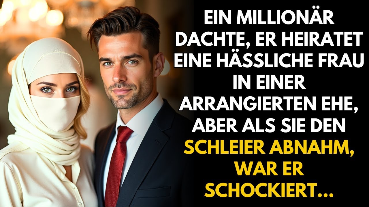 DER MILLIONÄR DACHTE, ER HEIRATET EINE HÄSSLICHE FRAU, ABER ER WAR SCHOCKIERT, ALS SIE...