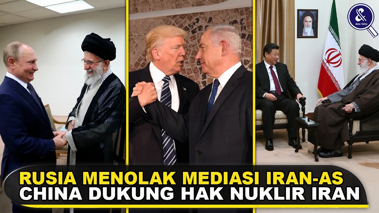 SIAP PERANG BERSAMA IRAN LAWAN AS? China Dukung Hak Nuklir Iran & Rusia Menolak Perundingan AS-Iran