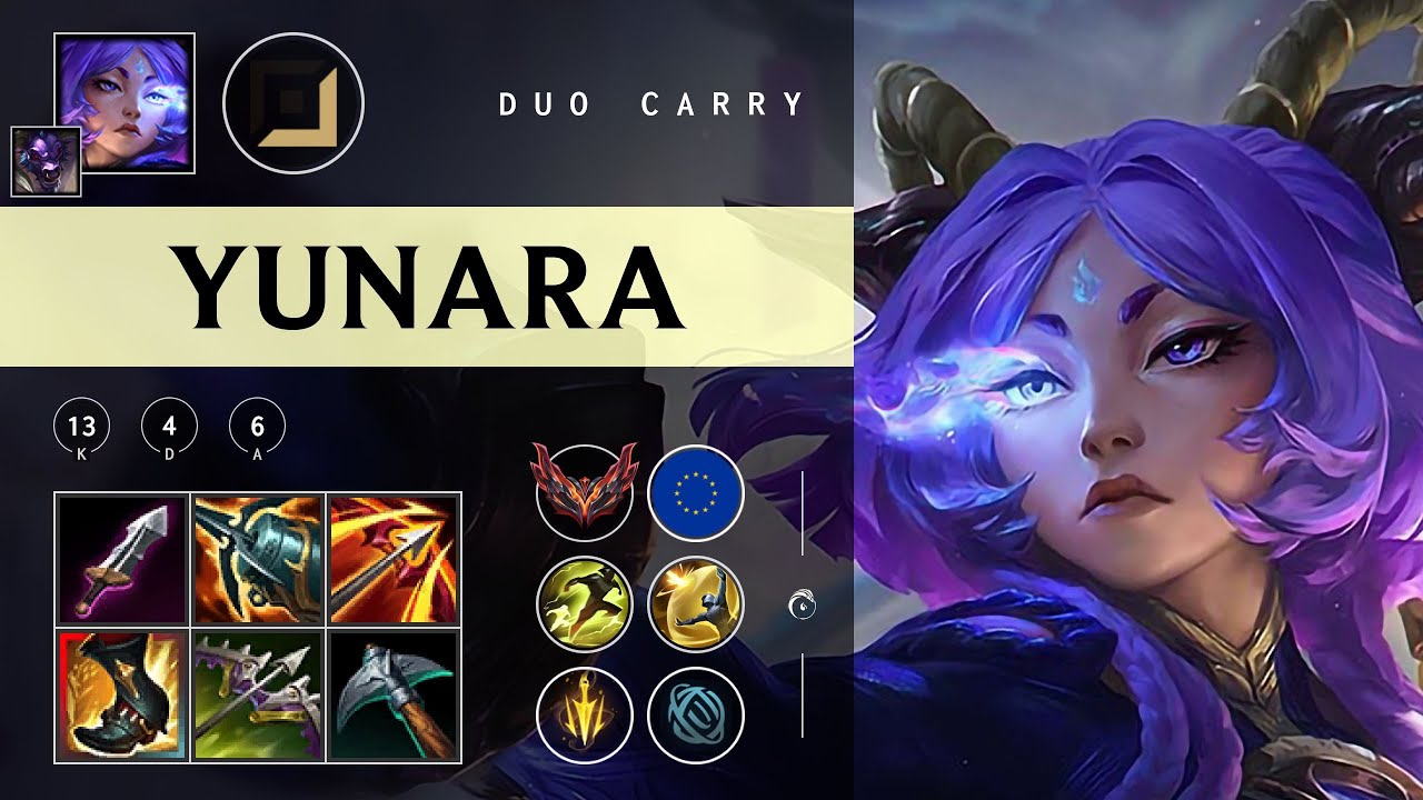 Yunara Carry vs Jhin - EUW Grandmaster Patch 25.23