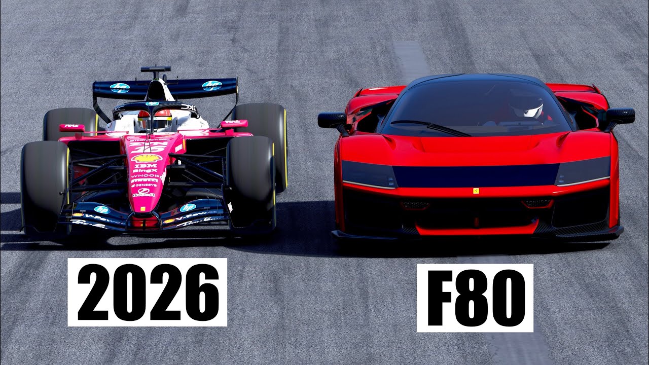 Ferrari F1 2026 Charles Leclerc vs Ferrari F80 - Monza GP