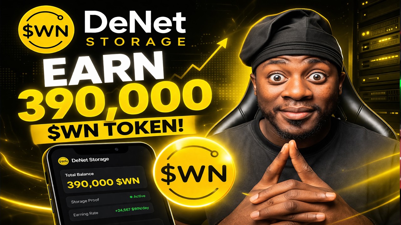 How I Made 390,000 WN Tokens (DeNet Storage Airdrop Guide)