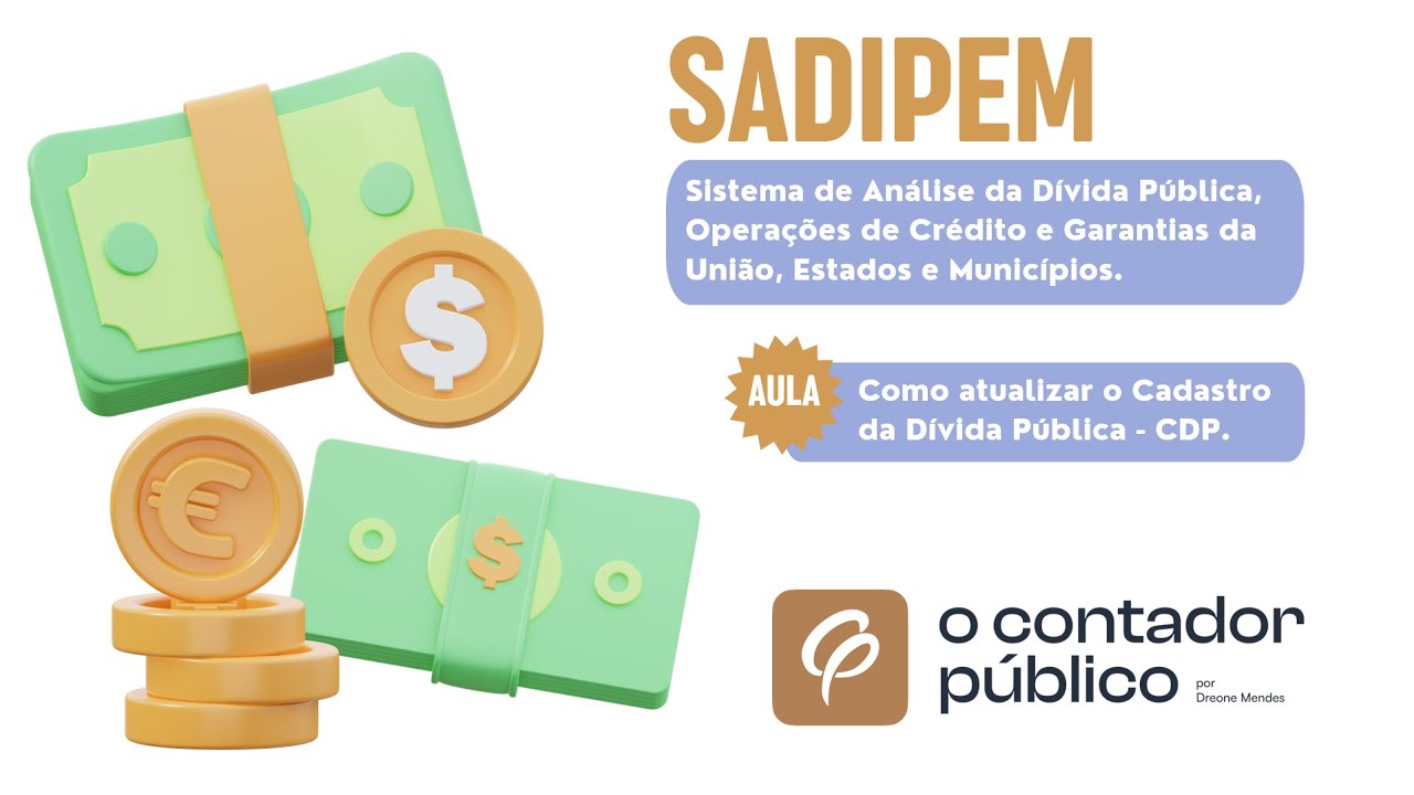 Atualização do cadastro da dívida pública - CDP no SADIPEM