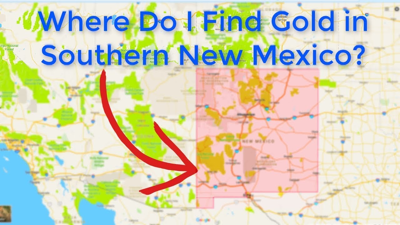 Where Is Gold Found In New Mexico?